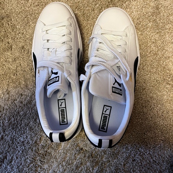 Puma Platform White and Black Sneakers - Picture 5 of 5